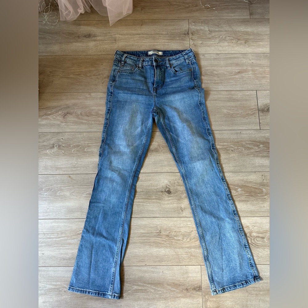 Rock & Roll Cowgirl Blue Boot Cut Jeans 28X34